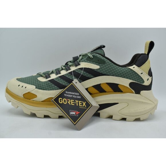 Merrell Women 10 MOAB Speed 2 GTX Gore-Tex Green Waterproof Trail Running Shoes - Picture 7 of 13